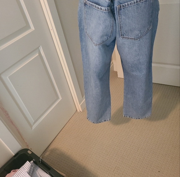 Denim Light Wash 100% Cotton Straight Leg Womens Size 10 Denver Hayes - Picture 2 of 11